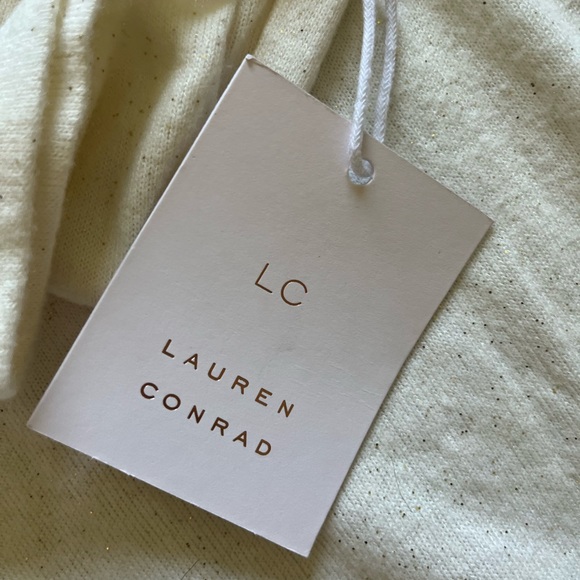 2 for $30 NWT Lauren Conrad light weight cream sweater - Picture 3 of 8
